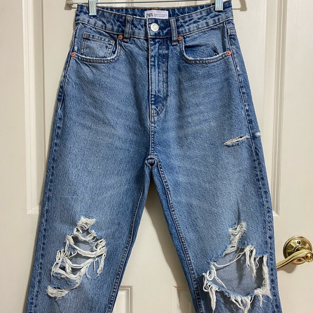 Zara mom jeans size 27
